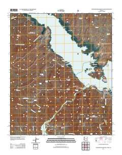 Theodore Roosevelt Dam 2011 topographic map thumbnail
