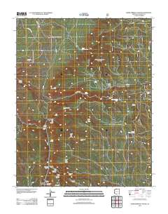 Warm Springs Canyon 2012 topographic map thumbnail