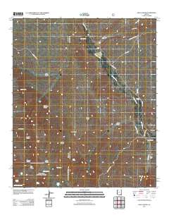 Soza Canyon 2011 topographic map thumbnail