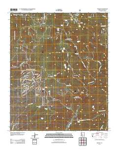 Wilhoit 2012 topographic map thumbnail