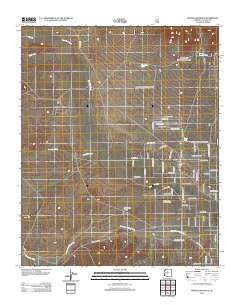 Wineglass Ranch 2012 topographic map thumbnail