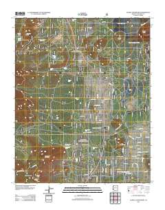 Sunset Crater West 2011 topographic map thumbnail