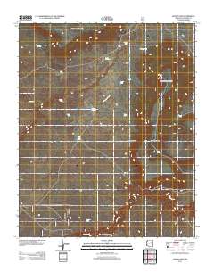 Sunset Pass 2011 topographic map thumbnail