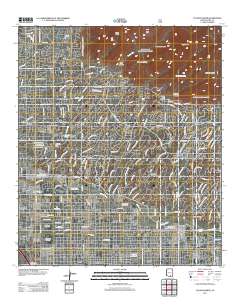 Tucson North 2011 topographic map thumbnail