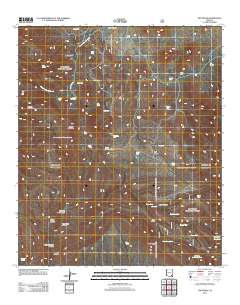 The Mesas 2011 topographic map thumbnail