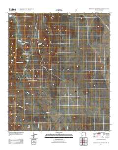 Pedregosa Mountains East 2012 topographic map thumbnail