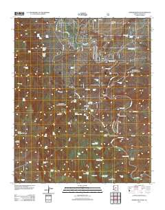 Horner Mountain 2012 topographic map thumbnail