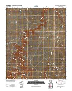 Potato Wash North 2011 topographic map thumbnail