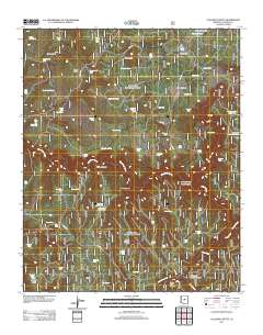 Calloway Butte 2011 topographic map thumbnail