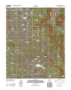 Kinnikinick Lake 2011 topographic map thumbnail