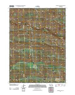 Shimmins Lake SE 2011 topographic map thumbnail