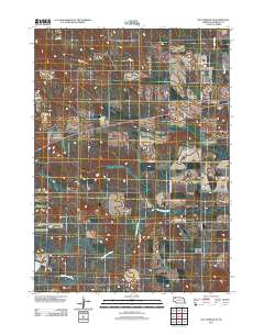Hay Springs NE 2011 topographic map thumbnail