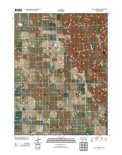 Hayes Center SW 2011 topographic map thumbnail