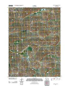 Jensen Lake 2011 topographic map thumbnail