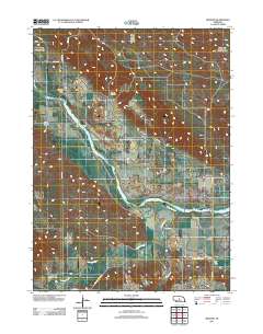 Milburn 2011 topographic map thumbnail