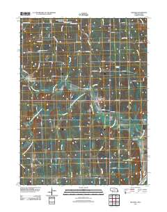 Nehawka 2011 topographic map thumbnail