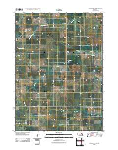 Hartington SW 2011 topographic map thumbnail