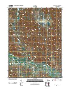 Mason City SE 2011 topographic map thumbnail
