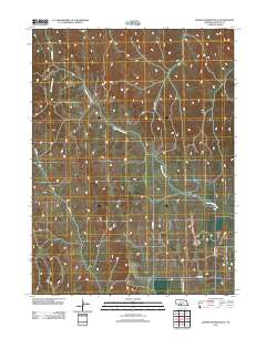 Jeffrey Reservoir SE 2011 topographic map thumbnail