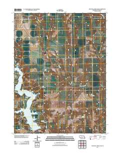 Medicine Creek Dam 2011 topographic map thumbnail
