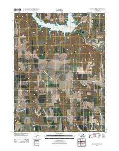 Red Willow Dam 2011 topographic map thumbnail