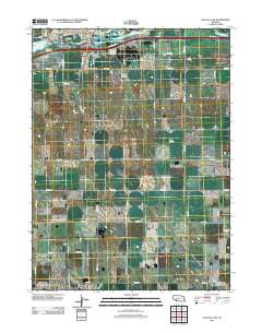 Ogallala SW 2011 topographic map thumbnail