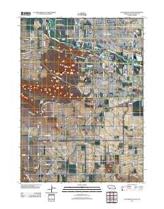 Scottsbluff South 2011 topographic map thumbnail