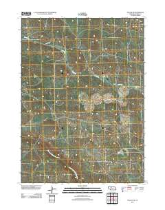 Mullen NW 2011 topographic map thumbnail
