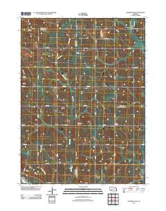 Nickerson NW 2011 topographic map thumbnail