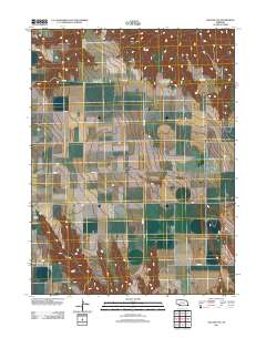 Wauneta SE 2011 topographic map thumbnail