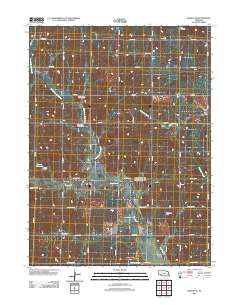 Wahoo SE 2011 topographic map thumbnail