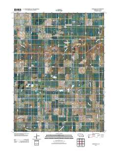 Saronville 2011 topographic map thumbnail