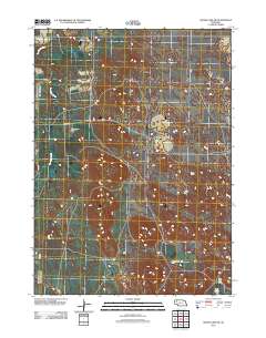 Skunk Lake SW 2011 topographic map thumbnail
