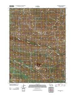 Thedford SW 2011 topographic map thumbnail