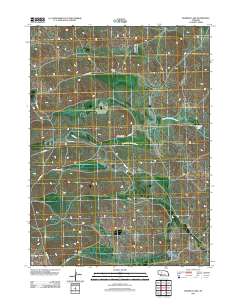 Rosebud Lake 2011 topographic map thumbnail