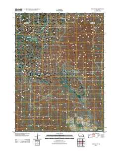 Anselmo NW 2011 topographic map thumbnail