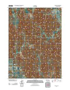Ansley SE 2011 topographic map thumbnail