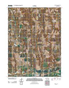 Bartley 2011 topographic map thumbnail