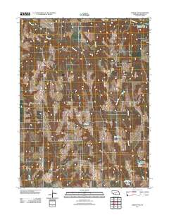 Bartley NW 2011 topographic map thumbnail