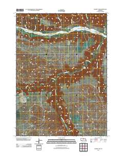 Bassett NW 2011 topographic map thumbnail