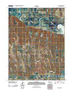 Alma SW 2011 topographic map thumbnail