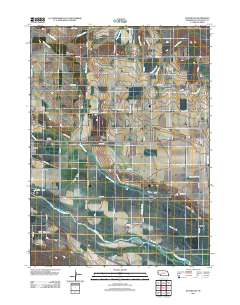 Bayard SW 2011 topographic map thumbnail