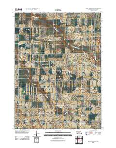 Berea Creek West 2011 topographic map thumbnail
