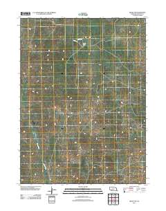 Brady NW 2011 topographic map thumbnail