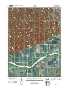 Belgrade SW 2011 topographic map thumbnail