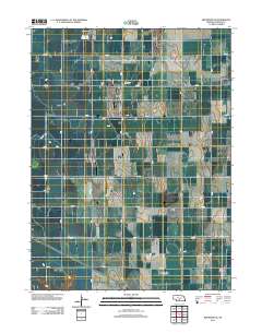 Bertrand SE 2011 topographic map thumbnail
