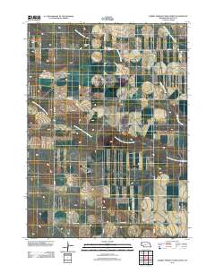 Barrel Springs Creek North 2011 topographic map thumbnail