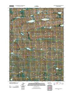 White Willow Lake 2011 topographic map thumbnail