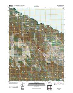 Brule NE 2012 topographic map thumbnail