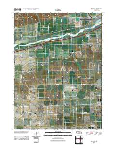Brule SE 2011 topographic map thumbnail